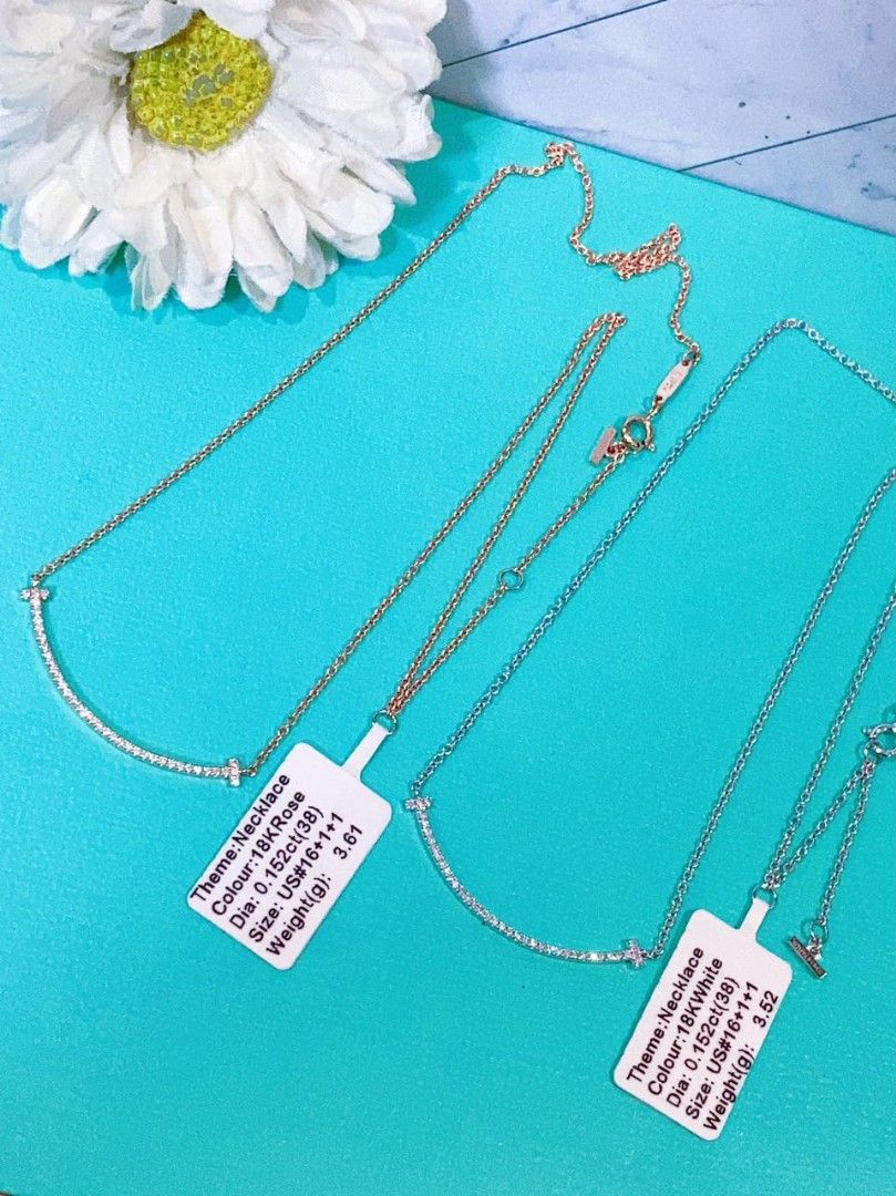 HK Setting Diamond Medium Smile Necklace 18k gold (Category: Necklaces) located in Manila. Submitted by primejewelry (Listing ID 1466772077, Image 1). Description: .