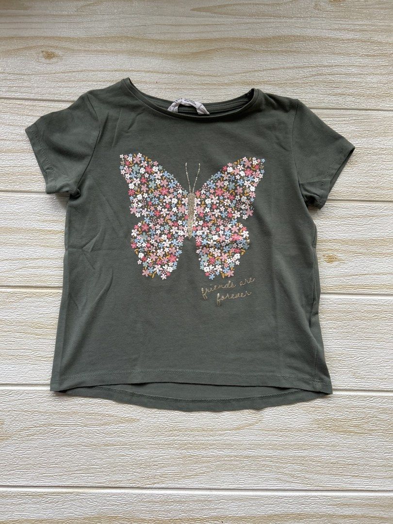 H&M butterfly tee 3-4T (Category: Babies & Kids Fashion) located in Cebu City. Submitted by yjainani (Listing ID 1466669754, Image 1). Description: .