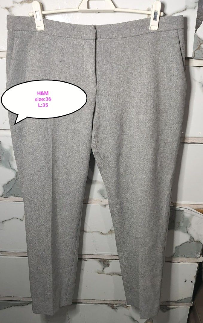 H&M TROUSER PANTA 36 (Category: Trousers) located in Quezon City. Submitted by ahyazheabea (Listing ID 1466698452, Image 1). Description: .