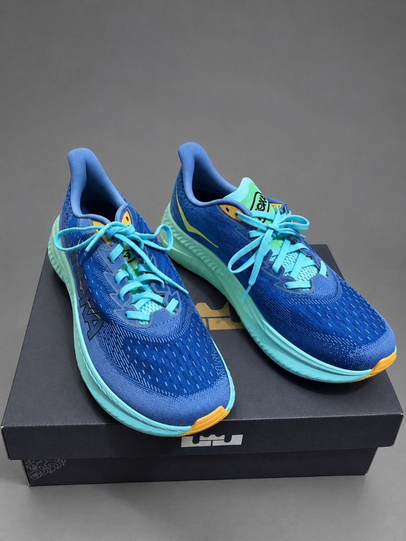 HOKA mach 6 (Category: Casual Shoes) located in Manila. Submitted by vermouthmoth (Listing ID 1466644911, Image 2). Description: no box use it once only no issue.