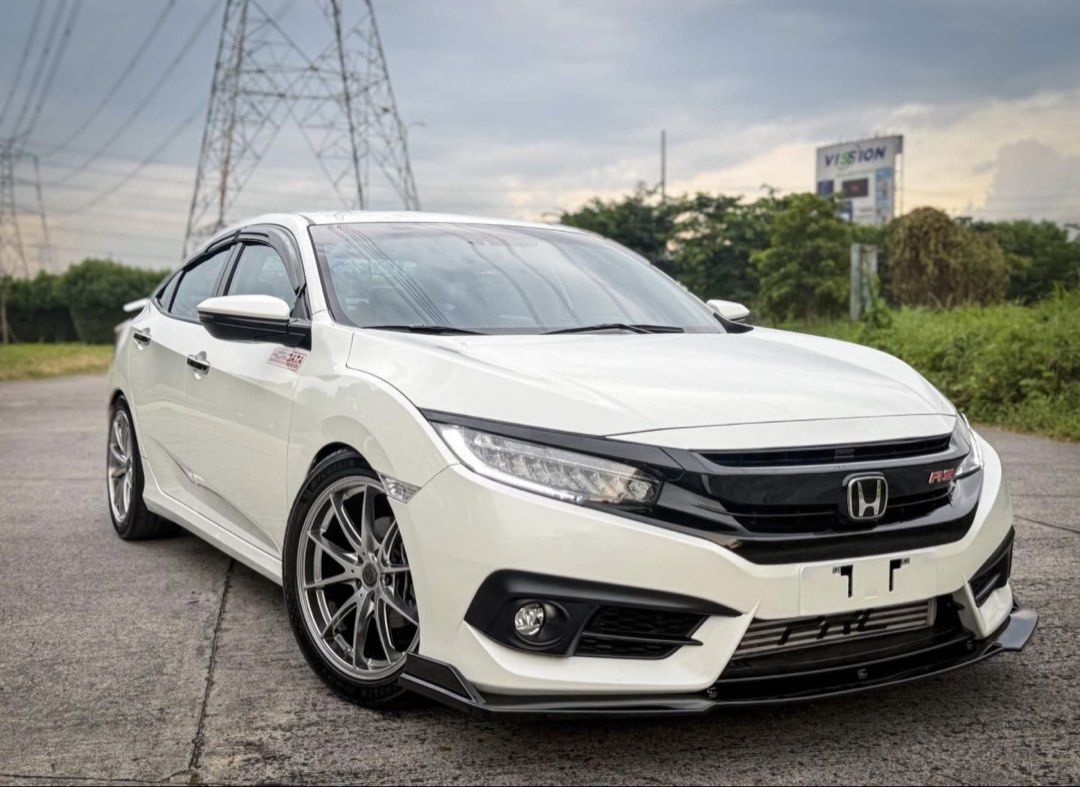 Honda Civic 1.5 Hatchback VTEC Turbo (A) (Category: Used Cars) located in Manila. Submitted by marco101801 (Listing ID 1466697866, Image 2). Description: 2018 Acquired Honda Civic RS Turbo Orchid White Pearl 56k mileage 1.5L Turbo PRL Intercooler Upgrade PRL Intercooler Charge Pipe Upgrade Kit PRL Front Pipe PRL Downpipe PRL Titanium Turbocharger Inlet Pipe PRL Motorsports 4.00” Inlet Oiled Cone Filter - Short PRL Turbo Inlet Pipe Conversion Hose