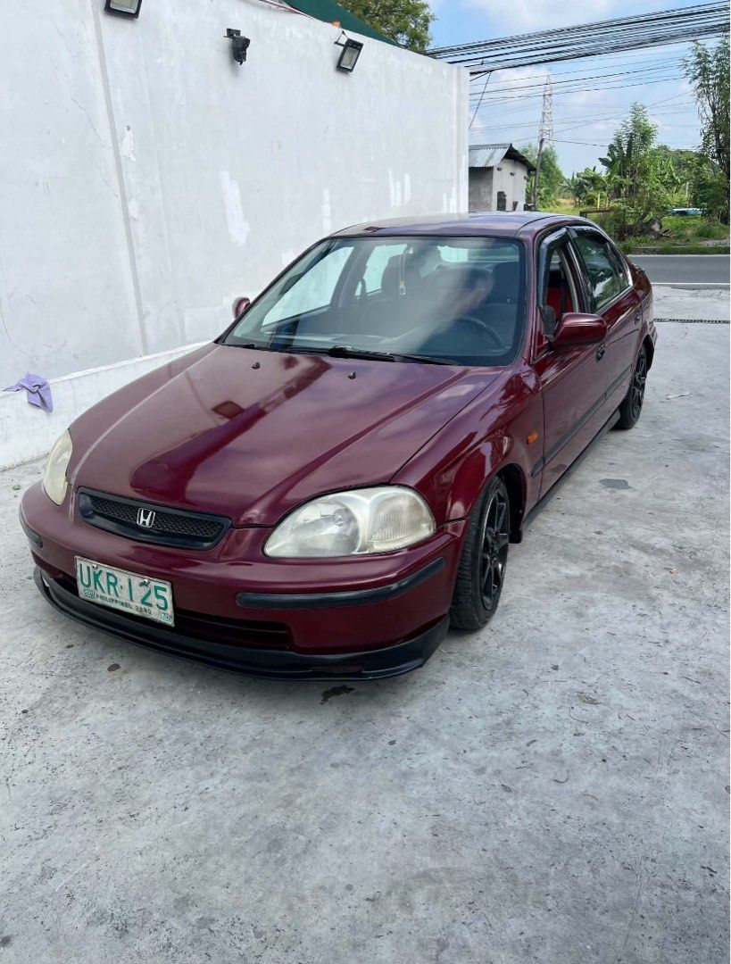Honda Civic 1.6 VTI (A) (Category: Used Cars) located in Floridablanca. Submitted by lunascollections_ (Listing ID 1466576711, Image 1). Description: honda civic vti 1996 1.6 vtec engine registered till may 2026 healty engine cold ac matic transmission complete papers open dos id of 1st owner w/ signature no kalampag no blowby no history of overheat new led bulb headlight novsight new tailight bulbs kaka maintenance lang din ng pang ilalim new tr