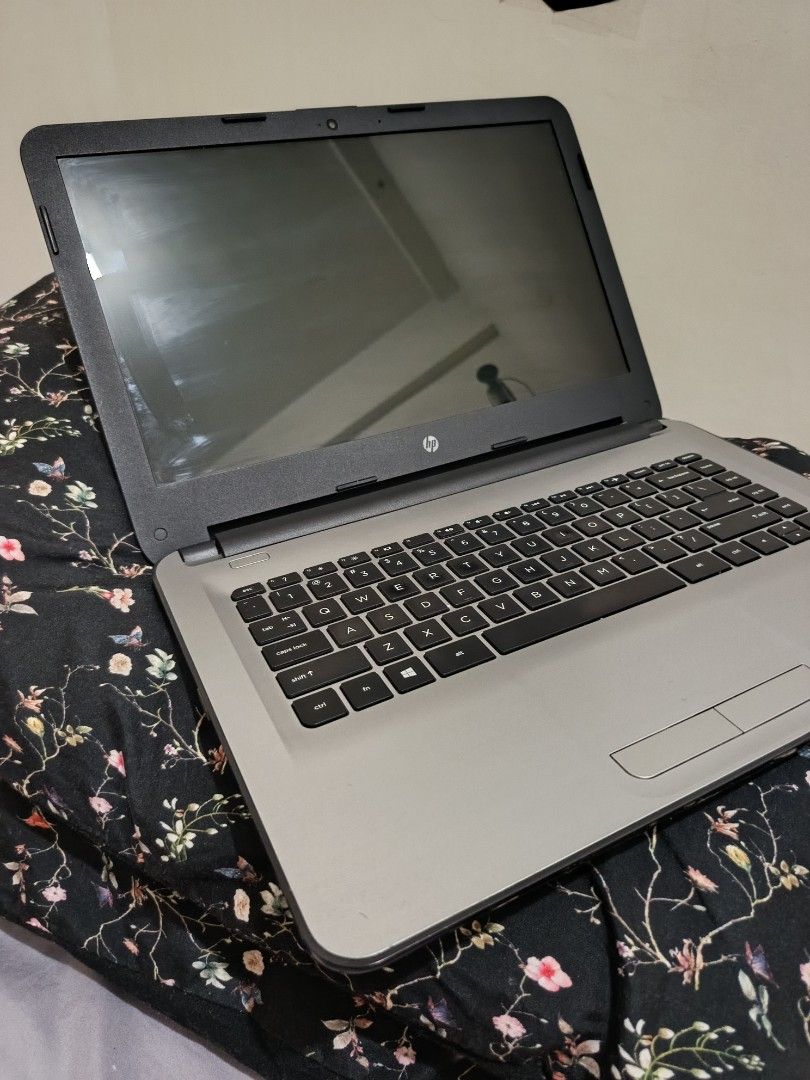 HP NOTEBOOK 14 (Category: Laptops & Notebooks) located in Taguig. Submitted by gelrss (Listing ID 1466711821, Image 2). Description: Selling my HP NOTEBOOK 14 LAPTOP - Unit && charger - Bought it from FB Marketplace last 2022 - Gumagana pa. I used it for music nalang since I have new lappy - Medj lag need lang ereformat - Need din eupdate license ng microsoft and others - Battery replacement - Charger replacement Selling it for 7,000 (Nego) For m