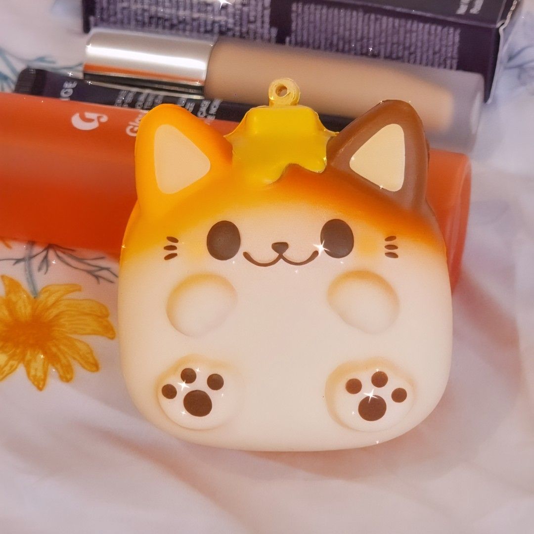 Ibloom Chigiri Bread Nyan Pancake (Category: Interactive Toys) located in Quezon City. Submitted by starlitchaser (Listing ID 1466771631, Image 1). Description: - no known defects - high price as i bought it from a reseller internationally DISCLAIMER : all squishies MIGHT have age cracks from old age, storage, and not being squished for a long time. i will not be liable for any unknown defects ! if there are defects, it will be stated 🥰💝 .