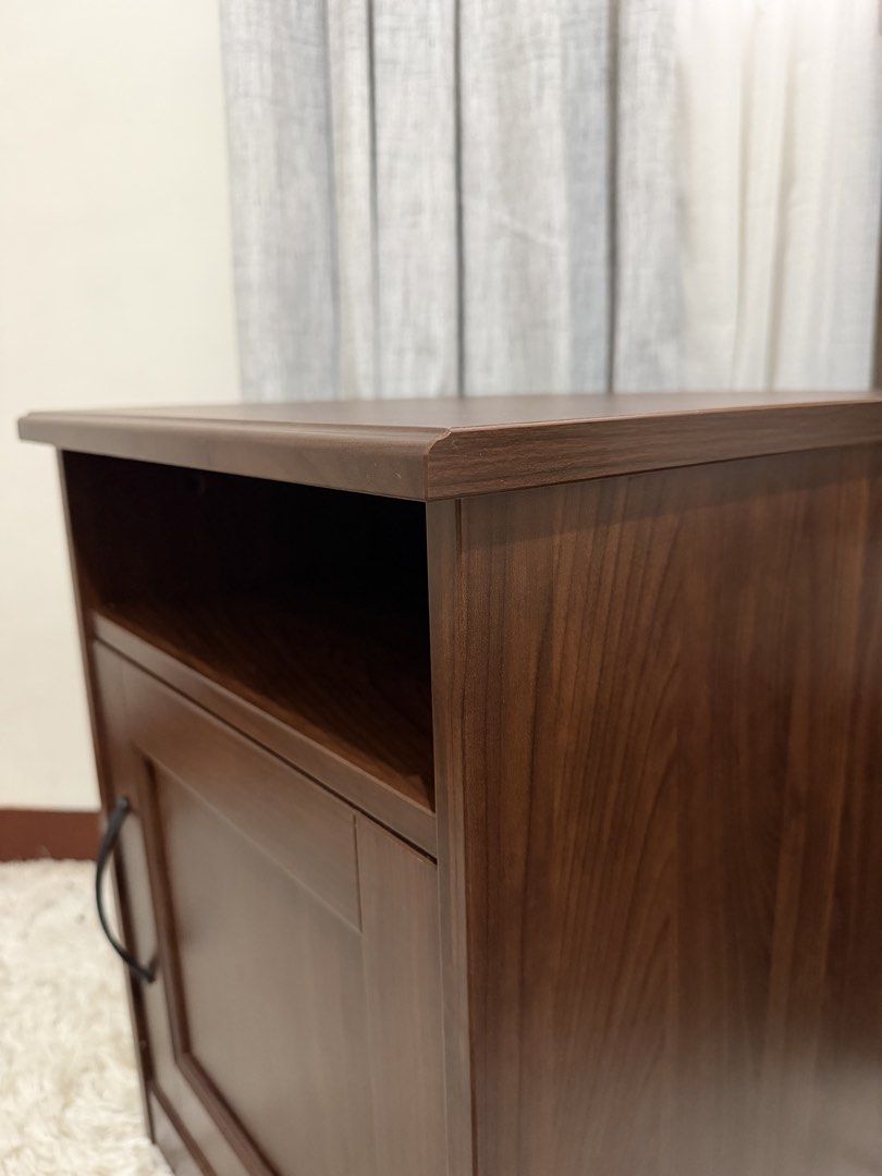 IKEA Bed Side Table (Category: Shelves, Cabinets & Racks) located in Kawit. Submitted by annegooditems_ (Listing ID 1466650994, Image 3). Description: • well-maintained • no damage, scratches, or major signs of use • still in very good condition • authentic IKEA item • bought it for ₱1,799! • slightly negotiable RFS: no longer needed // decluttering.