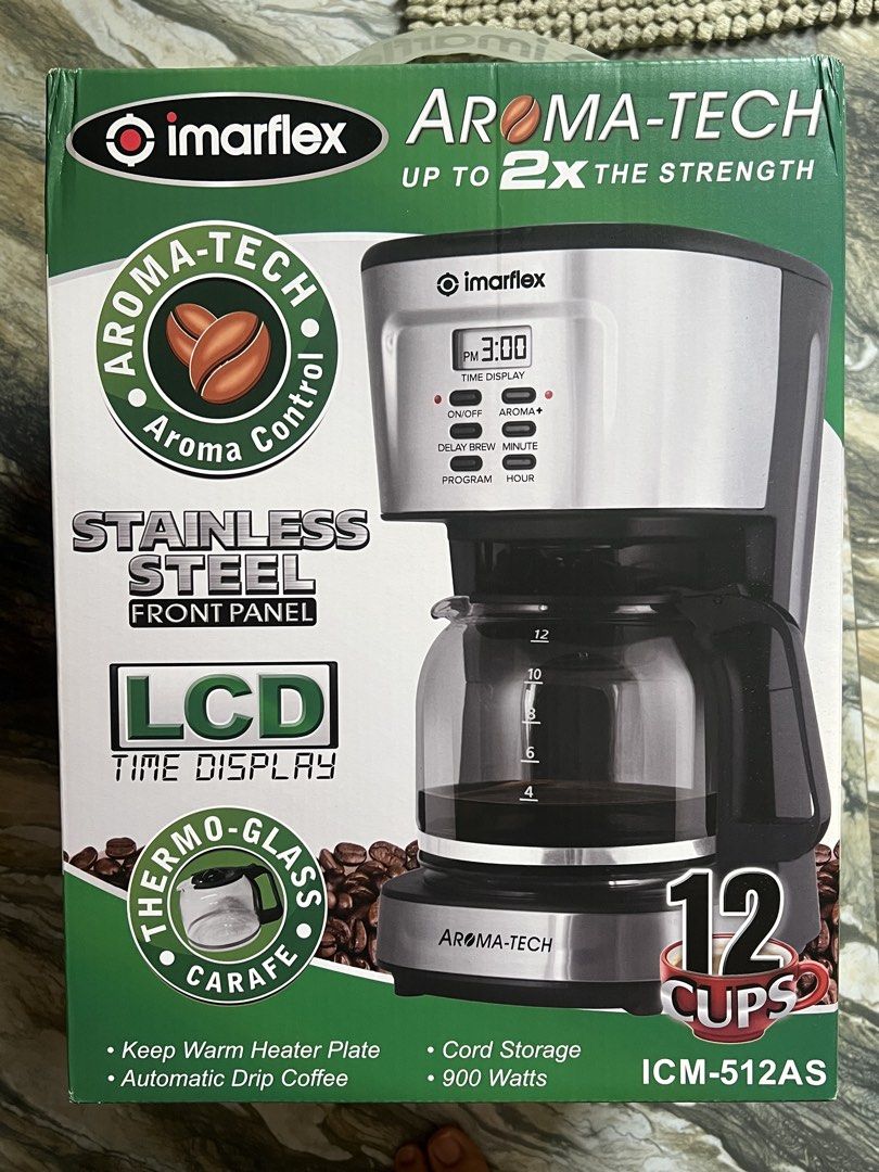 Imarflex Coffee Maker (Category: Coffee Machines & Makers) located in San Rafael. Submitted by ohjstnhere (Listing ID 1466637347, Image 3). Description: For disposal, wedding gift .