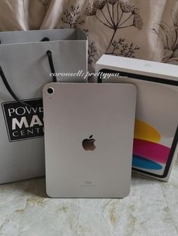 Ipad 10th Gen 64GB (Category: iPad) located in Tarlac. Submitted by prettyysa_ (Listing ID 1466669332, Image 3). Description: - Model: iPad 10th Generation - Storage Capacity: 64GB - Color: Silver - Condition: Excellent, like new with zero visible flaws - Inclusions: Original box, Power Mac Center paper bag, and a black trifold protective case - Ideal for daily productivity, studying, and entertainment - No issue, no dents & no scratches Purchase