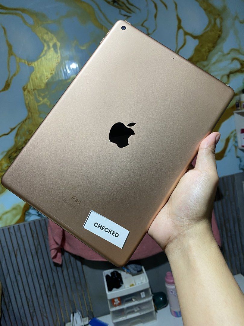 ipad 7th gen RUSH SALE‼️ (Category: iPad) located in Manila. Submitted by rohan.gadgets (Listing ID 1466594316, Image 1). Description: For sale or swap my ipad 7th generation 32gb all goods condition makinis at pwede sa maarte. color: rose gold ✅Wifi ✅true tone ✅battery life makunat ✅Touch ID working Kasama na new cord. Meet up location: Around metro manila. open for cod sa malalayo.