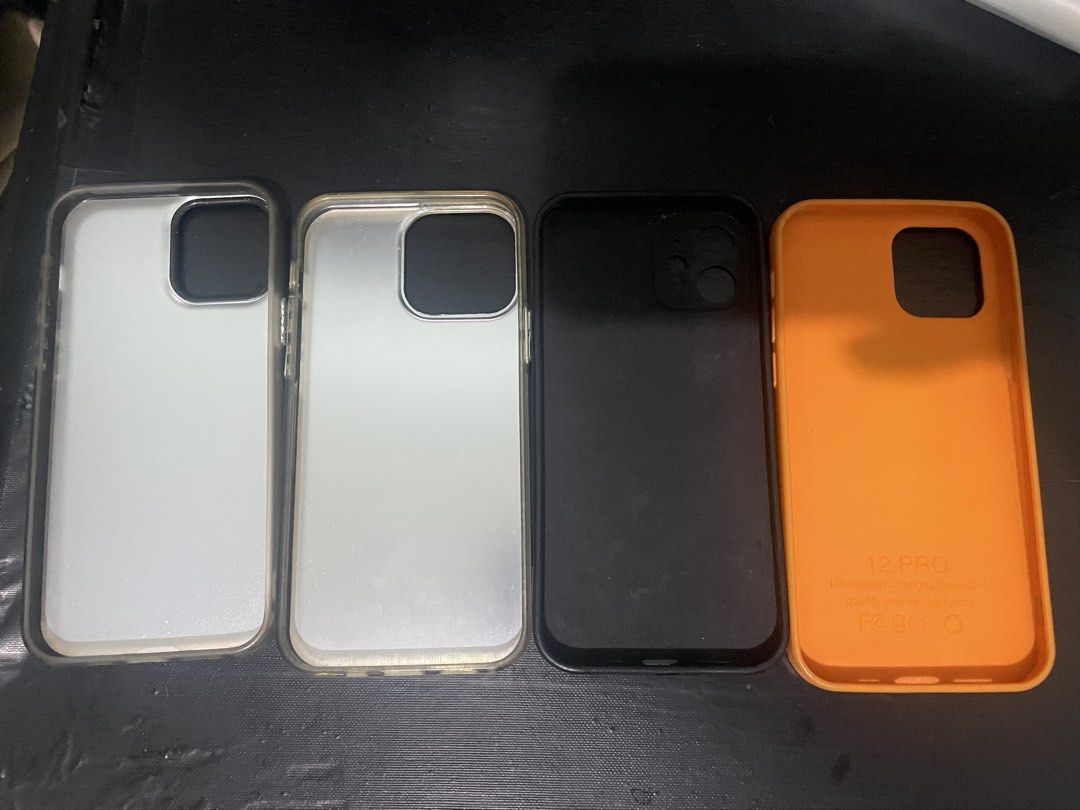 Iphone 12 Cases ₱500 as pack (Category: Cases & Sleeves) located in Caloocan City. Submitted by gedolaco (Listing ID 1466692659, Image 2). Description: IPHONE 12 CASES FOR SALE Location: South Caloocan City Can do Lalamove/LBC Buyer shoulders the shipping fee..