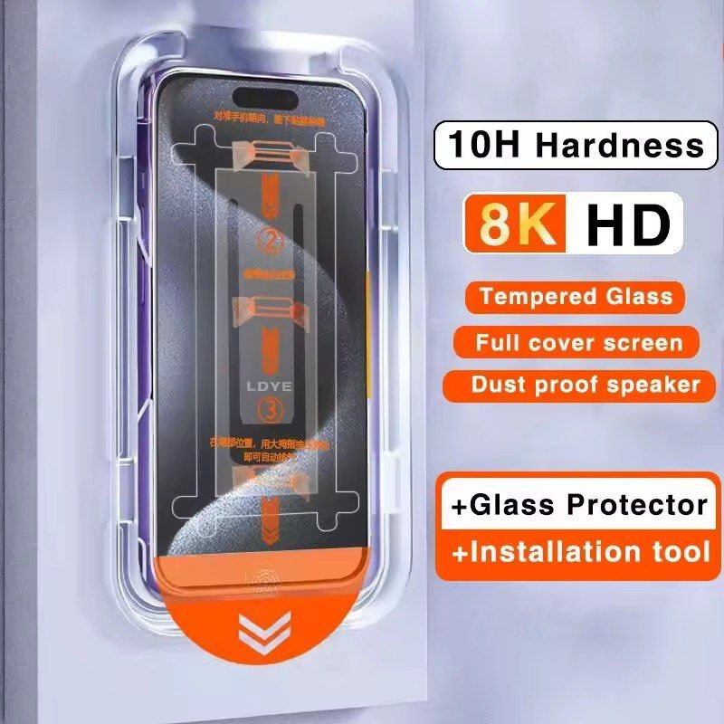 Iphone 14 Pro Max Full Screen Protector (Easy Application) (Category: Cases & Sleeves) located in Quezon City. Submitted by gilliesshoppe (Listing ID 1466749820, Image 1). Description: - Designed specifically for iPhone 14 Pro Max full screen coverage - 3rd-generation instant cabin application tool for effortless, dust-free, and bubble-free installation - 10H hardness tempered glass with nano ceramic crystals for ultimate drop and scratch resista