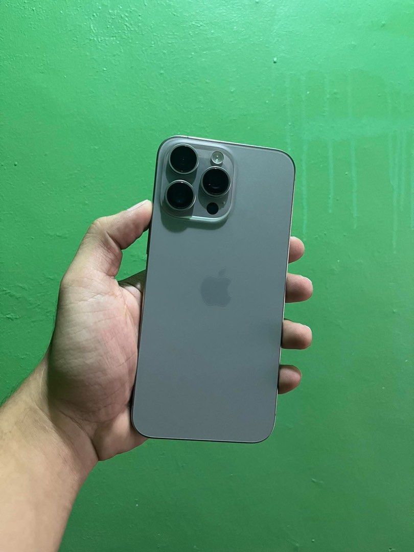 🍎IPHONE 15promax (GRAY) 256gb (Category: iPhone 15 Series) located in Dasmarinas. Submitted by thriftedbygii (Listing ID 1466632788, Image 1). Description: 🍎IPHONE 15promax (GRAY) 256gb ✅FACTORY UNLOCKED ✅ANY SIM ✅UNLI RESET ✅256gb storage ✅92%batt health ✅TRUETONE FACEID WORKING ✅malinaw both cam ✅no history of repair! ✅CASE, CHORD included no box 42k negotiable pa.