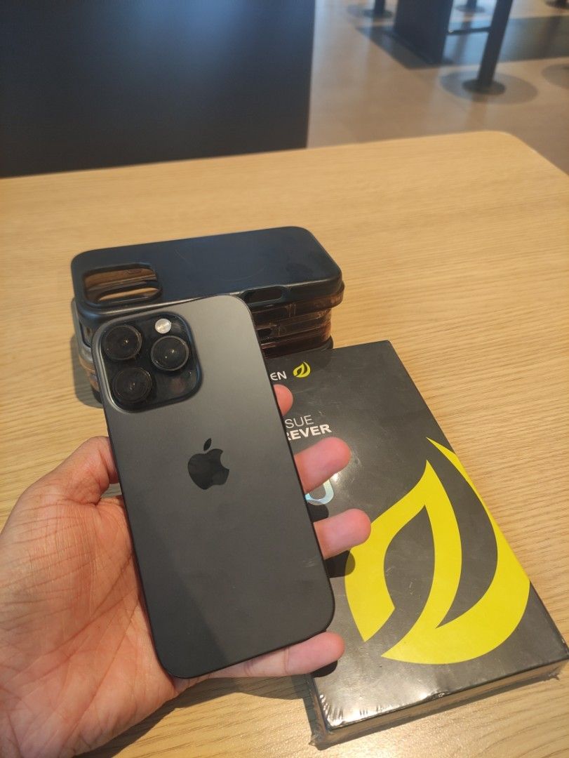 IPHONE 16 PRO 512GB (Category: Others) located in Quezon City. Submitted by keyjayquar08427 (Listing ID 1466616308, Image 2). Description: SALE OR SWAP SA LOWER UNIT IPHONE 16 PRO 512GB POWERMAC PURCHASED ALL WORKING 87 BATTERY HEALTH REPLACED FRONT CAM (GENUINE PART) WITH 5 ORIG MAGSAFE CASE AND UNUSED WSKEN TEMPERED GLASS. VALENZUELA LOCATION .