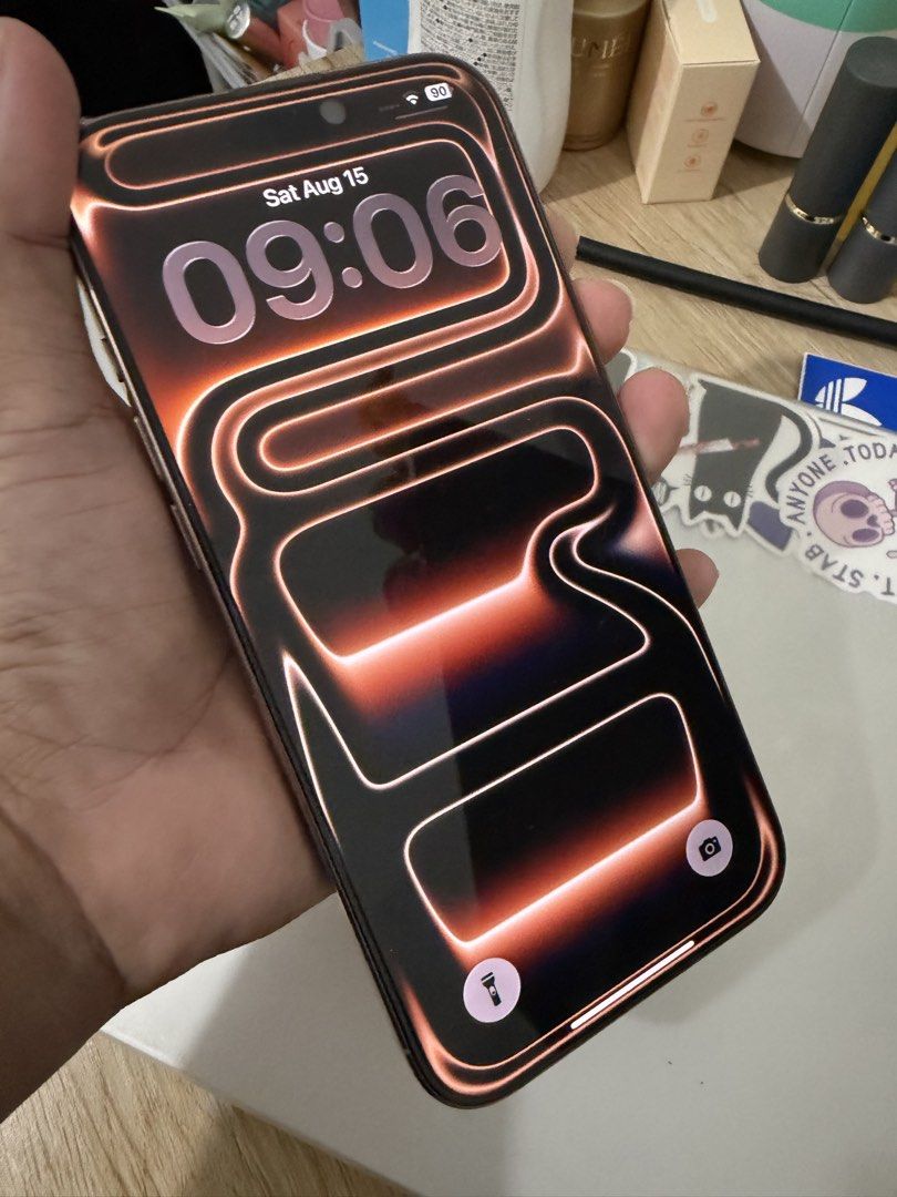 Iphone 16 Pro Max (Category: iPhone 16 Series) located in Lipa City. Submitted by andieyey_ (Listing ID 1466762761, Image 2). Description: Selling my preloved Iphone 16 Pro Max 512gb. 88% BH. Openline. Complete with box and cable. Free Original silicone & clear case. Location: Lipa, Batangas.