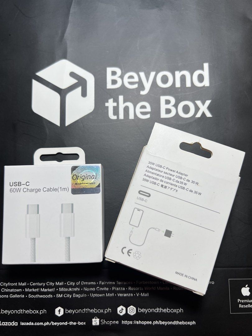 iPhone 16 Type-C Charger Set (Category: Cables & Adaptors) located in Manila. Submitted by jmph_ (Listing ID 1466744018, Image 3). Description: iPhone 16 Type-C Charger Set ✔️ Type-C Charger Set ✔️ Includes power adapter & Type-C cable ✔️ Fast charging support ✔️ Perfect for iPhone 16 and other compatible Type-C devices ✔️ Reliable and convenient for everyday use ✔️ Great for home, office, or travel 📦 Brand New & Ready to Use 📩 PM for orders an