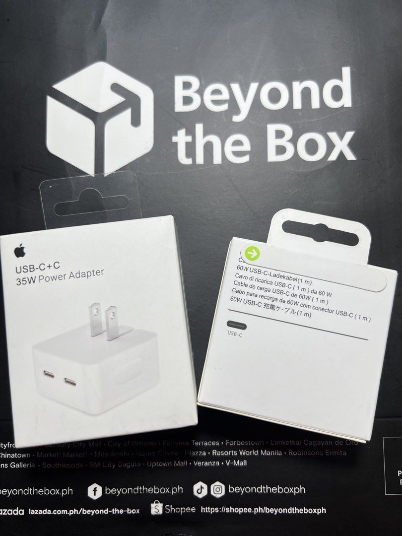 iPhone Charger Set – Type-C Dual Port Adapter (Category: Cables & Adaptors) located in Manila. Submitted by jmph_ (Listing ID 1466743578, Image 2). Description: iPhone Charger Set – Type-C Dual Port Adapter ✔️ Dual USB-C Port Adapter ✔️ Fast charging ✔️ Type-C charger set ✔️ Can charge two compatible devices at the same time ✔️ Perfect for iPhone, iPad, AirPods, and other Type-C devices ✔️ Convenient for home, office, and travel 📦 Brand New & Re