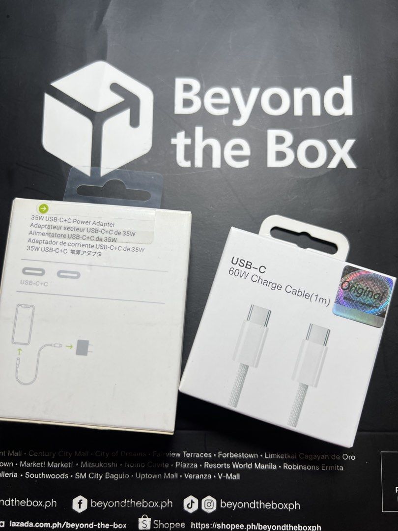 iPhone Charger Set – Type-C Dual Port Adapter (Category: Cables & Adaptors) located in Manila. Submitted by jmph_ (Listing ID 1466743578, Image 3). Description: iPhone Charger Set – Type-C Dual Port Adapter ✔️ Dual USB-C Port Adapter ✔️ Fast charging ✔️ Type-C charger set ✔️ Can charge two compatible devices at the same time ✔️ Perfect for iPhone, iPad, AirPods, and other Type-C devices ✔️ Convenient for home, office, and travel 📦 Brand New & Re