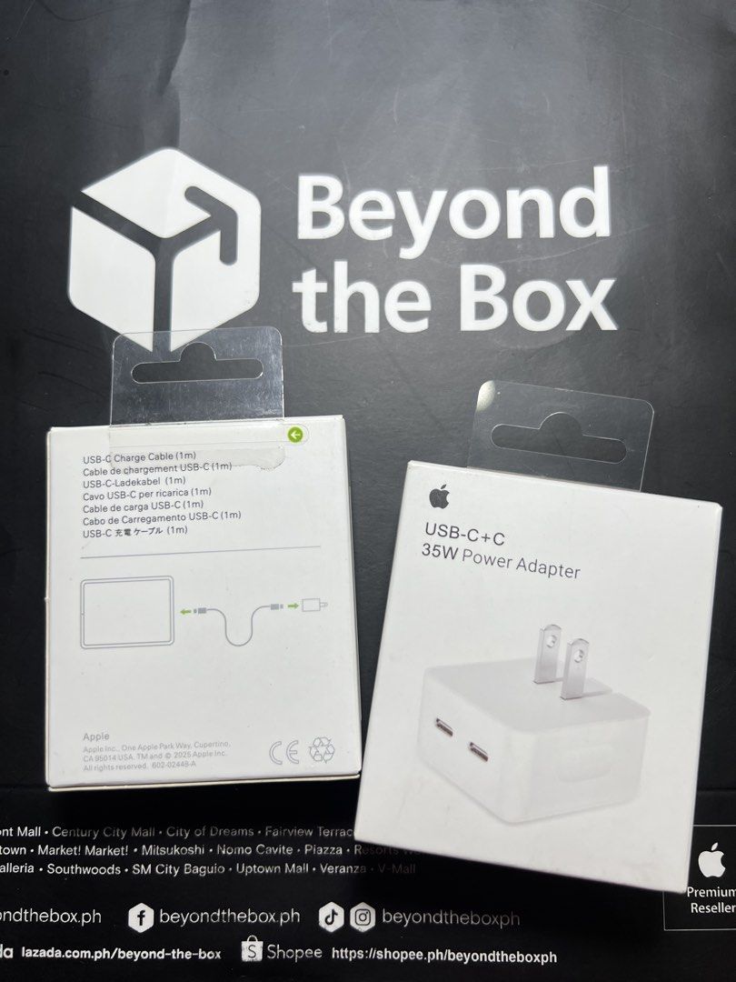 iPhone Charger Set – Type-C Dual Port Adapter (Category: Cables & Adaptors) located in Manila. Submitted by jmph_ (Listing ID 1466743694, Image 3). Description: iPhone Charger Set – Type-C Dual Port Adapter ✔️ Dual USB-C Port Adapter ✔️ Fast charging ✔️ Type-C charger set ✔️ Can charge two compatible devices at the same time ✔️ Perfect for iPhone, iPad, AirPods, and other Type-C devices ✔️ Convenient for home, office, and travel 📦 Brand New & Re