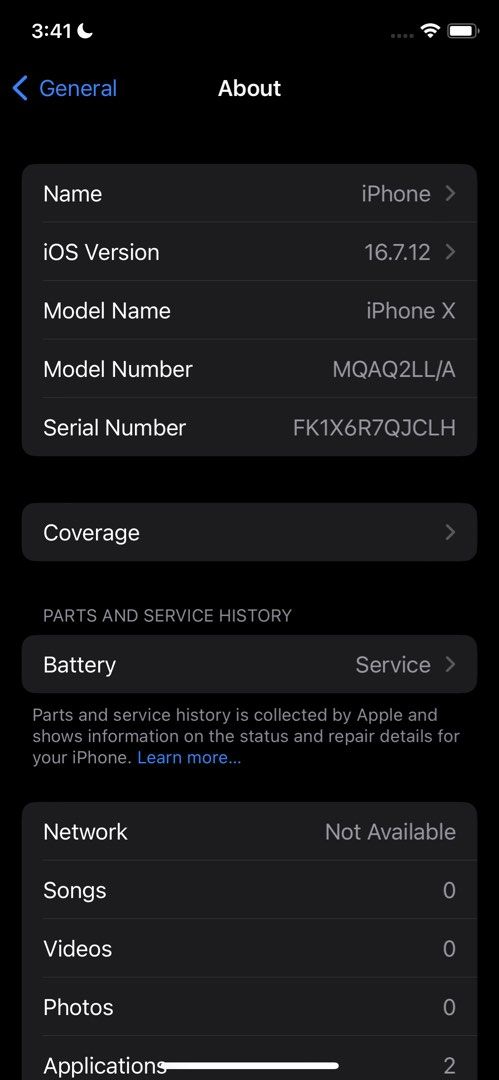 iPhone X, 64GB (Category: iPhone X Series) located in Manila. Submitted by kringlejingle (Listing ID 1466577815, Image 3). Description: iPhone X -64GB -Openline -Broken Back Glass -Black Spot sa LCD (Fully functional) -Unit & Extra Case Only -Meet-up: Pasig Area.