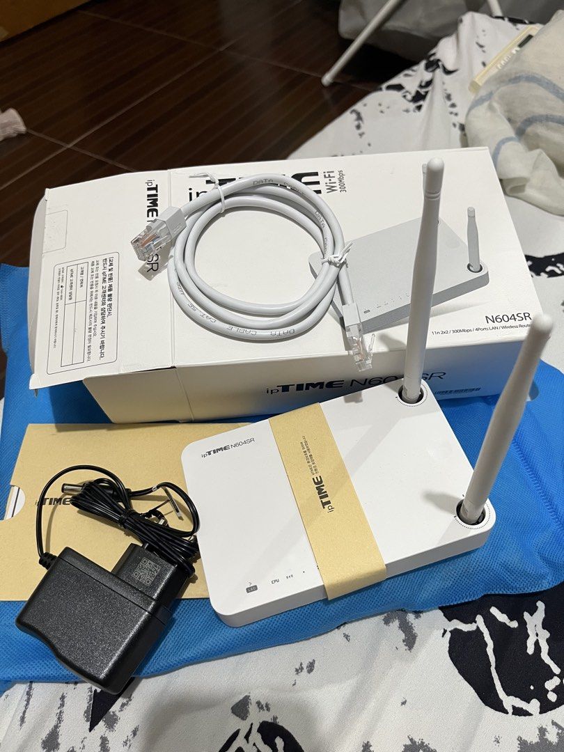 ipTime N604SR WiFi - 300 mbps wireless router (Category: Office & Business Technology) located in Cabanatuan. Submitted by bwsventures (Listing ID 1466582200, Image 1). Description: ipTime N604SR WiFi - 300 mbps wireless router Brand new and never been used. Shipping fee to be paid by buyer. Free shipping if you buy 2 or more items from me. .