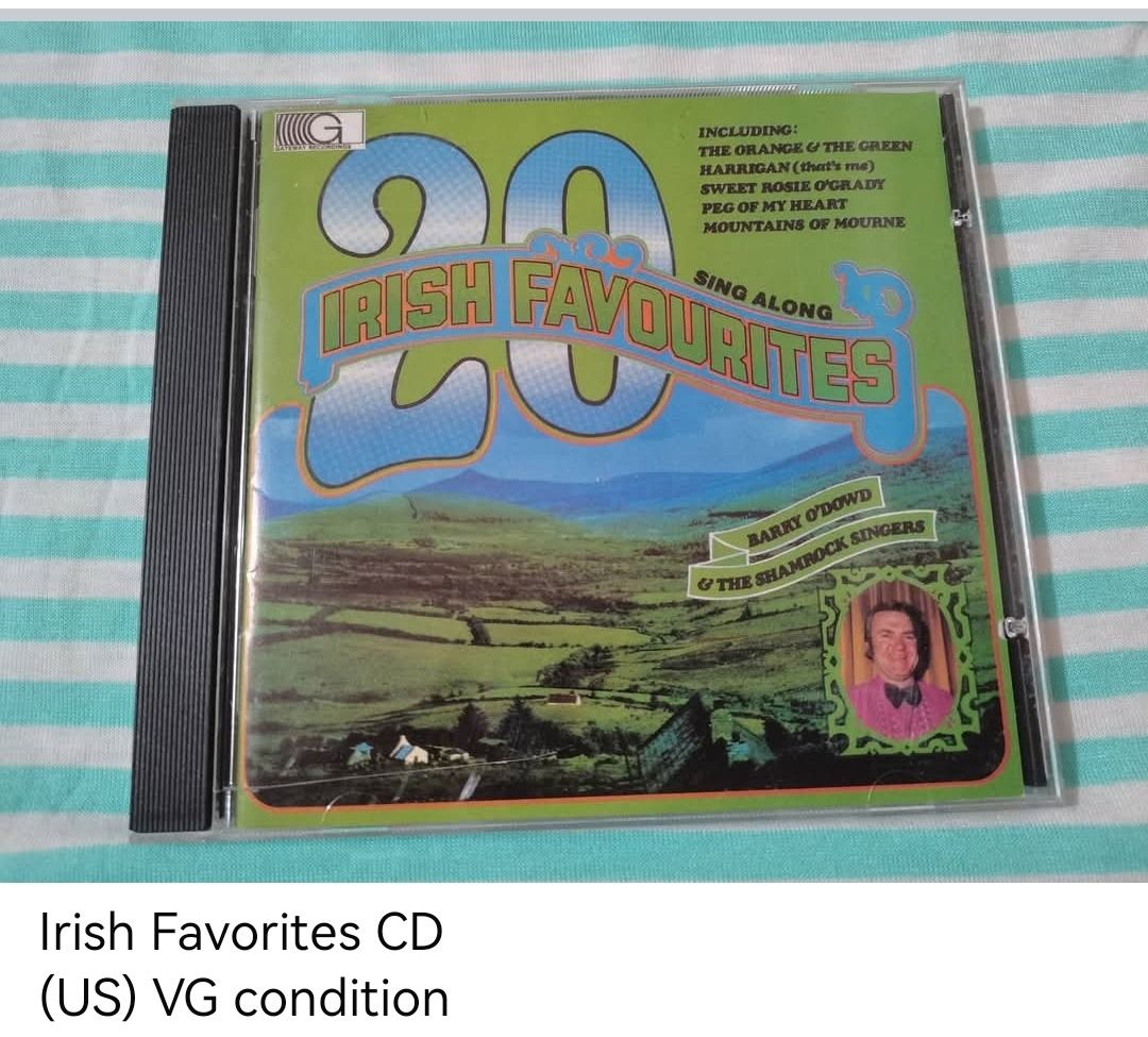 Irish Favorites CD (unsealed) (Category: CDs & DVDs) located in Dangcagan. Submitted by cd_haven5 (Listing ID 1466632043, Image 1). Description: #FORSALE #FORSALE #FORSALE #Authentic #Legit #Original We only sell original items. All items posted are on hand. Please message me for availability of the item/s because the items are also posted on my other online stores. All items are imported unless stated PH. We also accept Pre-orders. Payment Metho