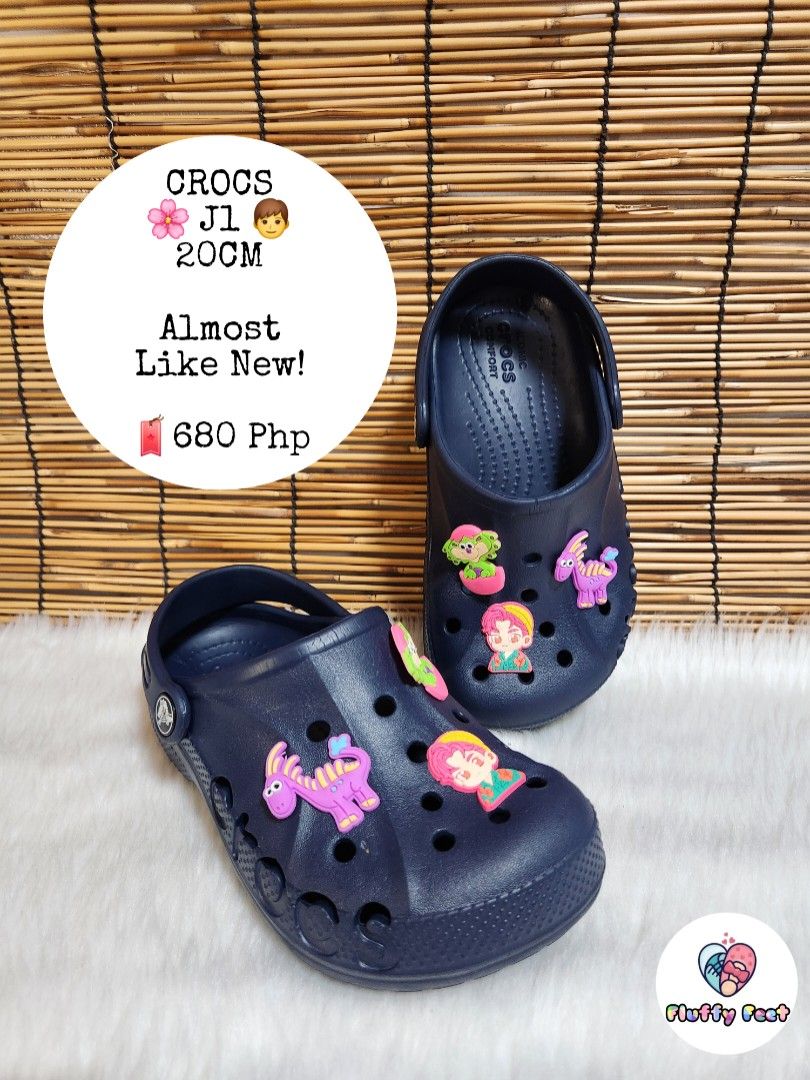 J1- Preloved Original Crocs for kids (Category: Babies & Kids Fashion) located in Navotas City. Submitted by FluffyFeet (Listing ID 1466583293, Image 1). Description: NEW ARRIVAL❗️ This is a PRELOVED ORIGINAL CROCS FOR KIDS‼️ Please managed your expectations ❤️ 📌 Strictly MINE NOW, PAY NOW ONLY❗️ (Unless suki na po na maayos kausap at iwas cancellation) 📌 You may ask for other photos before placing order/s STRICTLY NO RETURN, NO EXCHANGE UNLESS