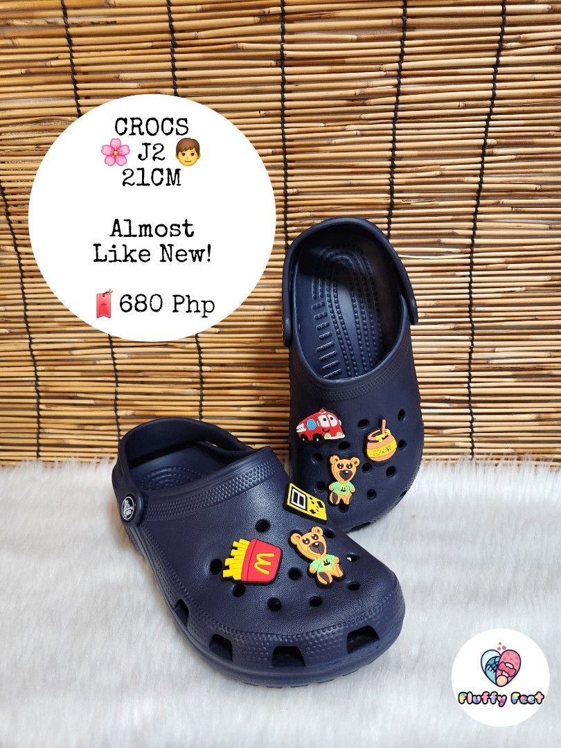 J2- Preloved Original Crocs for kids (Category: Babies & Kids Fashion) located in Navotas City. Submitted by FluffyFeet (Listing ID 1466581466, Image 1). Description: NEW ARRIVAL❗️ This is a PRELOVED ORIGINAL CROCS FOR KIDS‼️ Please managed your expectations ❤️ 📌 Strictly MINE NOW, PAY NOW ONLY❗️ (Unless suki na po na maayos kausap at iwas cancellation) 📌 You may ask for other photos before placing order/s STRICTLY NO RETURN, NO EXCHANGE UNLESS