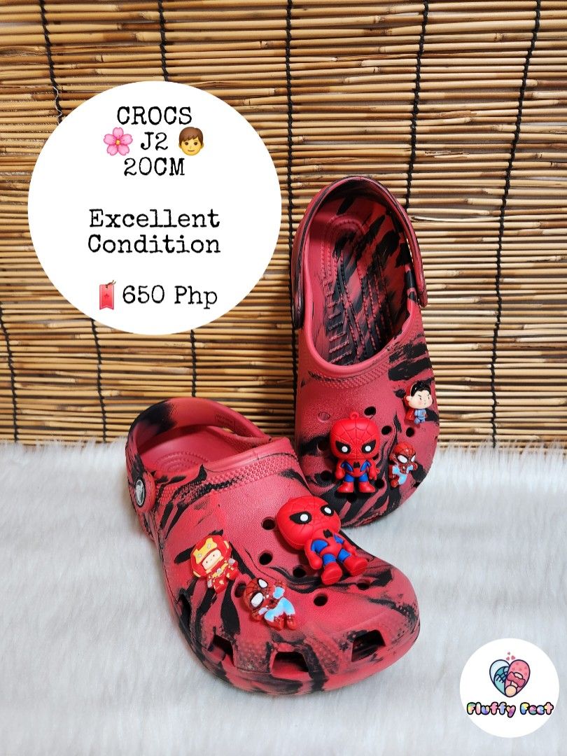 J2- Preloved Original Crocs for kids (Category: Babies & Kids Fashion) located in Navotas City. Submitted by FluffyFeet (Listing ID 1466595036, Image 1). Description: NEW ARRIVAL❗️ This is a PRELOVED ORIGINAL CROCS FOR KIDS‼️ Please managed your expectations ❤️ 📌 Strictly MINE NOW, PAY NOW ONLY❗️ (Unless suki na po na maayos kausap at iwas cancellation) 📌 You may ask for other photos before placing order/s STRICTLY NO RETURN, NO EXCHANGE UNLESS