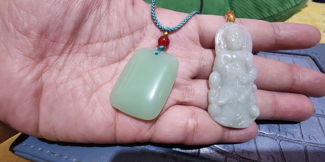Jade Buddha pendant (Category: Body Jewelry) located in Cebu City. Submitted by rhea20ph (Listing ID 1466701015, Image 2). Description: brand new item jade stone Buddha pendant with free jade necklace plus sf.