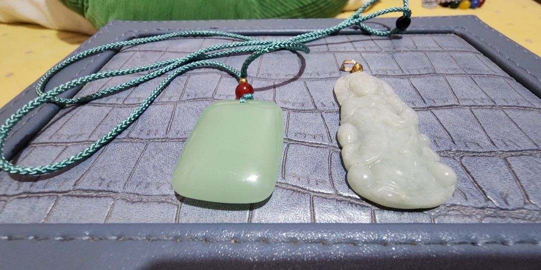 Jade Buddha pendant (Category: Body Jewelry) located in Cebu City. Submitted by rhea20ph (Listing ID 1466701015, Image 1). Description: brand new item jade stone Buddha pendant with free jade necklace plus sf.