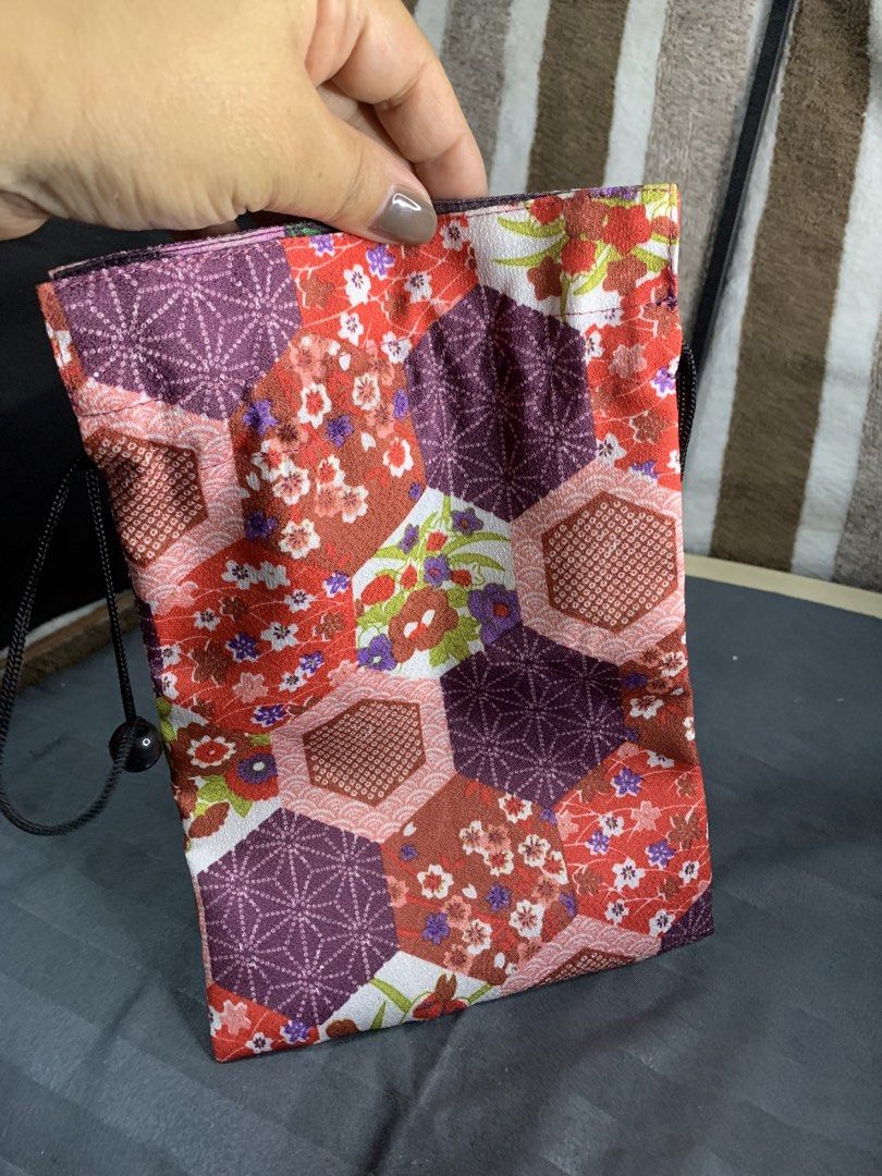 Japanese string pouch (Category: Purses & Pouches) located in Cabanatuan. Submitted by mjluxxejapan (Listing ID 1466574890, Image 3). Description: Fixed price approx 9”x6” bnew cond makapal tela . Matibay quality .