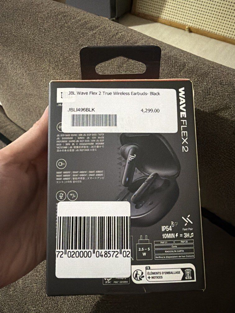 JBL WAVE FLEX 2 TRUE WIRELESS EARBUDS (Category: Earphones) located in Manila. Submitted by elleclosetcleanup (Listing ID 1466684093, Image 2). Description: 🎧 JBL WAVE FLEX 2 TRUE WIRELESS EARBUDS ✨ BRAND NEW & FACTORY SEALED! 📦 Never opened • Never used ✅ 100% Original JBL 🎶 JBL Pure Bass Sound 🔋 Up to 40 Hours Battery Life 💦 IP54 Water & Dust Resistant 📱 Bluetooth 5.3 💰 Selling Price: 3,500 ( negotiable ) 🚚 Shipping available 📩 PM for 