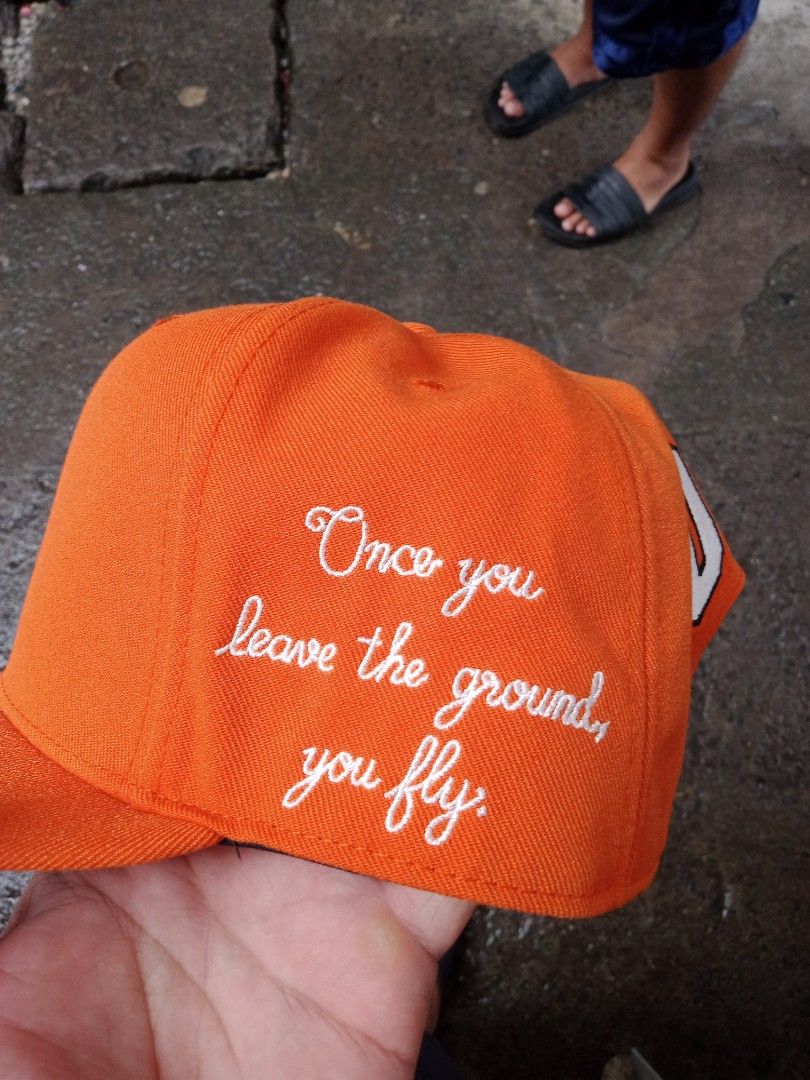 Jordan Orange Snapback Cap (Category: Caps & Hats) located in Manila. Submitted by reiyangelow (Listing ID 1466769102, Image 3). Description: Jordan Cap Snapback (as new) no issue L/XL 1,350php 📍Manila Area.