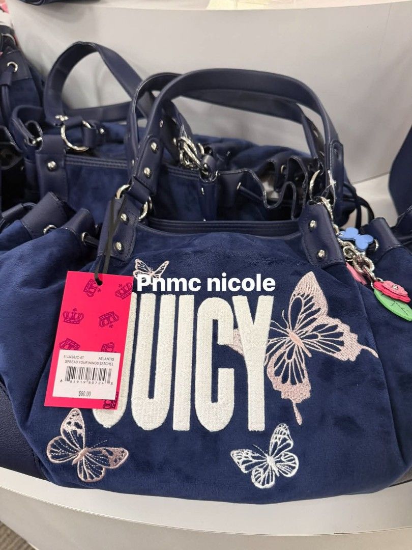 Juicy Couture Velour Bag (Category: Announcements) located in Bulacan. Submitted by finefindstuffbykdc_ (Listing ID 1466682626, Image 2). Description: onhand Pinas.