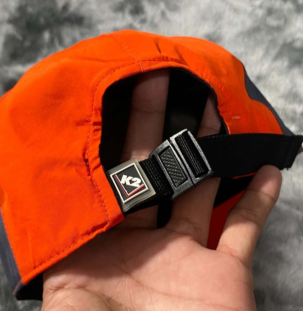 K2 Technical Outdoor GORE-TEX Cap Size L (Category: Caps & Hats) located in Sorsogon. Submitted by johnmichae69459 (Listing ID 1466703896, Image 2). Description: - Brand/Model: K2 Technical Outdoor Cap - Color: Black and orange - Material: 100% polyester shell and lining with Gore-Tex waterproof fabric - Size: L (60) - Features: Adjustable strap with buckle closure and K2 logo hardware - Condition: Clean and ready to wear - Best for: Hiking, camp