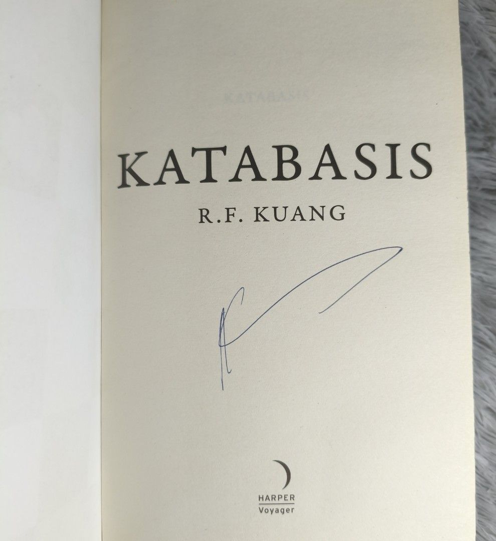 Katabasis Waterstone Signed Edition (Category: Storybooks) located in Labrador. Submitted by seasalt27 (Listing ID 1466639029, Image 2). Description: Katabasis Waterstone Signed Edition Brand New ₱ 2,400 MOD: Jnt MOP: Gcash/Maribank 📍 Pangasinan Price is slightly negotiable. Message me if interested..