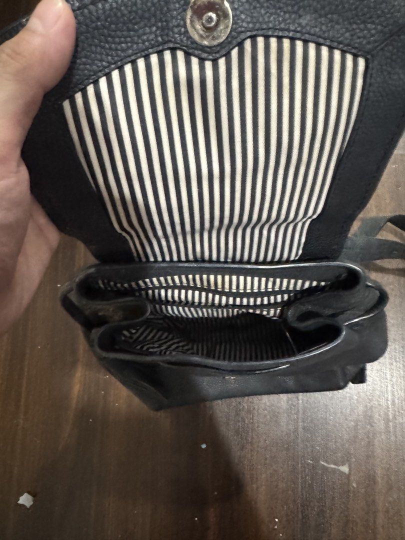Kate Spade Black Leather Backpack with Tassel (Category: Backpacks) located in San Juan City. Submitted by teamalphatrading (Listing ID 1466582870, Image 3). Description: Kate spade black leather backpack for sale No issue, but the backpack is just dirty RFS: Decluttering .