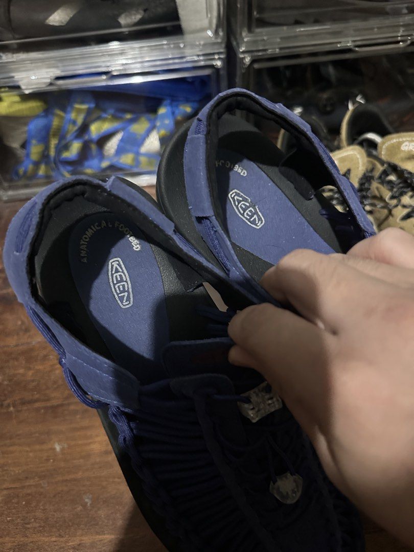Keen Uneek Sandals Size US12 (Category: Casual Shoes) located in Manila. Submitted by arevirore (Listing ID 1466710254, Image 2). Description: For Sale KEEN UNEEK BLUE DEPTHS/RED CARPET cw. Size 12US 9/10 Condition Barely used No box Makati Area Pm for inquiries .