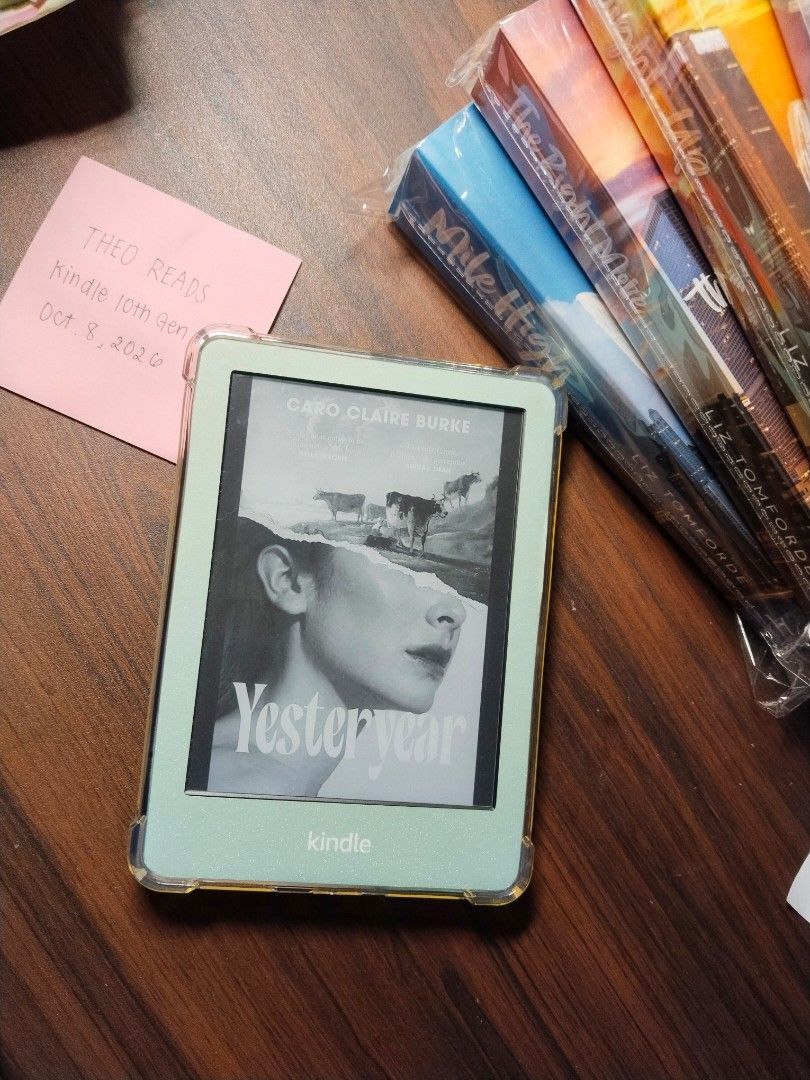 KINDLE BASIC 2019 (Category: E-Readers) located in Manila. Submitted by theo.reads (Listing ID 1466651062, Image 3). Description: 🔖 KINDLE BASIC 2019 (8GB) 🏷️ 4,200 PHP (fixed) 🛵 (MOD): MEET UP or LALAMOVE (preferably) 🧾 (MOP): Gcash 📍 Makati City • RFS: Upgrading • Working well and has no scratches. It has a matcha tone skin, but originally it's color black 😅 • Cord and clear case included Any inquiries are welcome, just send me a DM. Than