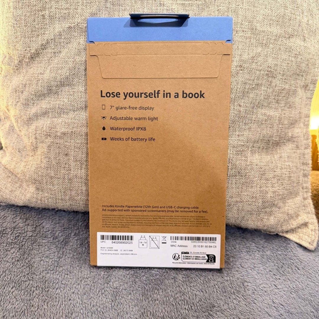 Kindle Paperwhite 16GB Raspberry (Category: E-Readers) located in Manila. Submitted by gentlewind_62f064 (Listing ID 1466715051, Image 2). Description: 📚 Kindle Paperwhite Gen 12 – 16GB | Raspberry Selling my Kindle Paperwhite Gen 12, 16GB in Raspberry color. ❤️📖 ✨ Details: * Kindle Paperwhite 12th Generation * 16GB storage * Beautiful Raspberry color * E-Ink display — comfortable for long reading sessions * Waterproof * Lightweight and travel-