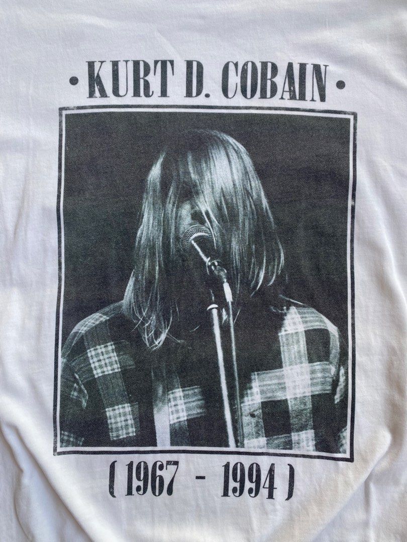 Kurt Cobain (Category: Tshirts & Polo Shirts ) located in Kalibo. Submitted by kurt_ismael (Listing ID 1466587665, Image 2). Description: Kurt Cobain Laser Print Width: 23 Length: 29 Excellent condition Need wash only.