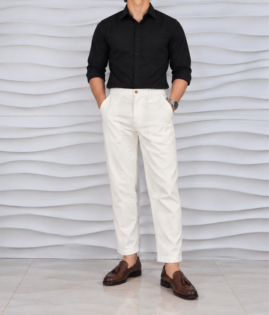 (L) Uniqlo Ezy Relaxed Ankle Pants (Category: Trousers) located in Bulacan. Submitted by cavalieeeer (Listing ID 1466634450, Image 1). Description: 𝗣𝗟𝗘𝗔𝗦𝗘 𝗥𝗘𝗔𝗗 𝗧𝗛𝗘 𝗗𝗘𝗧𝗔𝗜𝗟𝗦 𝗜𝗡 𝗧𝗛𝗘 𝟮𝗡𝗗 𝗣𝗜𝗖𝗧𝗨𝗥𝗘! We base sizing on actual measurements, not tag size — please check the dimensions before buying! 📌 Prices are fixed. Unreasonable offers will not be entertained. 🌐 Facebook Page: Cavalier 📍 Location: SJDM, Bulacan Thank 