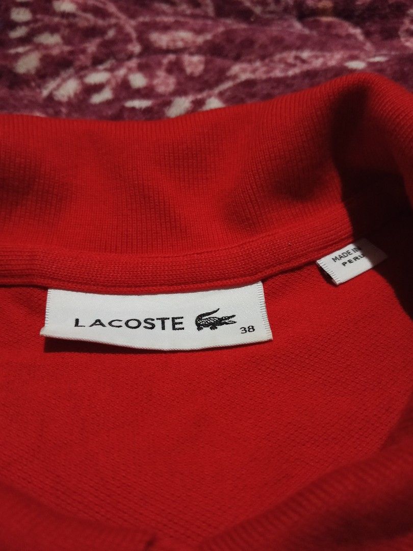 LACOSTE (Category: Shirts) located in Maramag. Submitted by paklooythrift (Listing ID 1466663857, Image 3). Description: Lacoste Women's Size 38 ON TAG WIDTH 16.5 STRETCH 18 LENGTH 24 C.R 9.8 NO ISSUE NEED WASH LOCATION MINDANAO BUKIDNON.