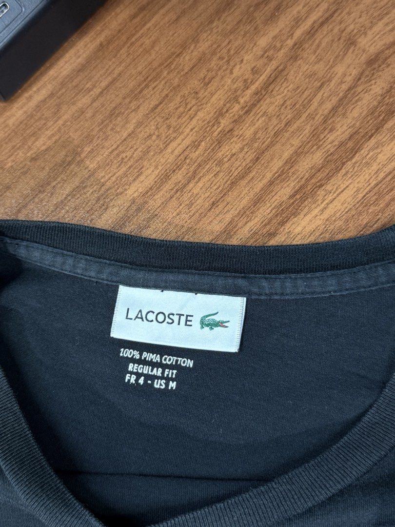 Lacoste (Category: Activewear) located in Bulacan. Submitted by jomar_0705 (Listing ID 1466769613, Image 3). Description: Lacoste Classic Crewneck Medium on tag W20 L26 Excellent No issue.