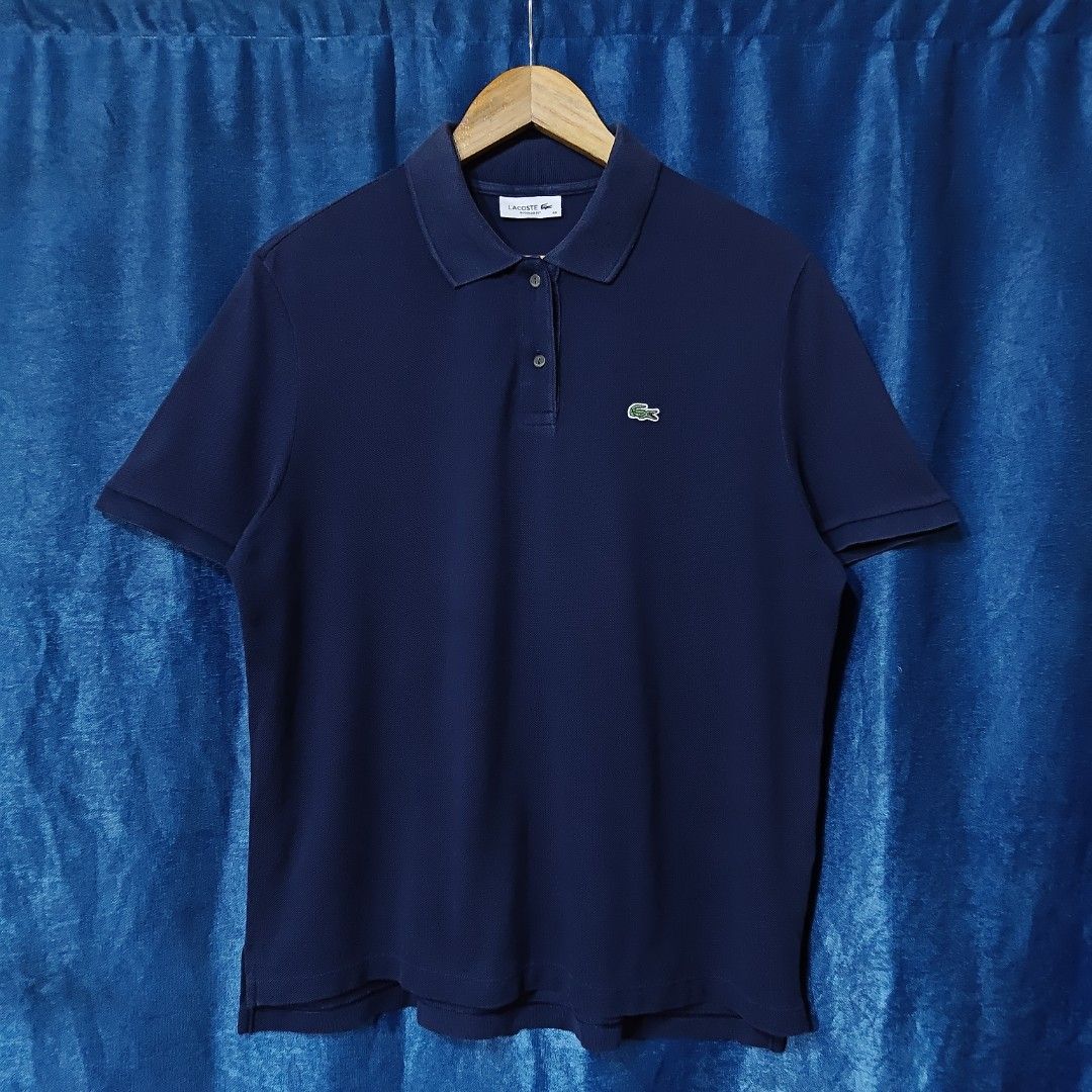 LACOSTE BASIC LOGO POLO SHIRT FOR HER (Category: Others Tops) located in Makati City. Submitted by upcycled.closeth (Listing ID 1466611885, Image 1). Description: - Authentic Lacoste product - Navy blue / short sleeve - Size: medium to large (women's) - Like new - Authentic - flaws: no flaws - Excellent condition - Need wash, fresh from bale - Features design of Lacoste basic logo patch - Material: 100% cotton !!STILL NEGOTIABLE!!.