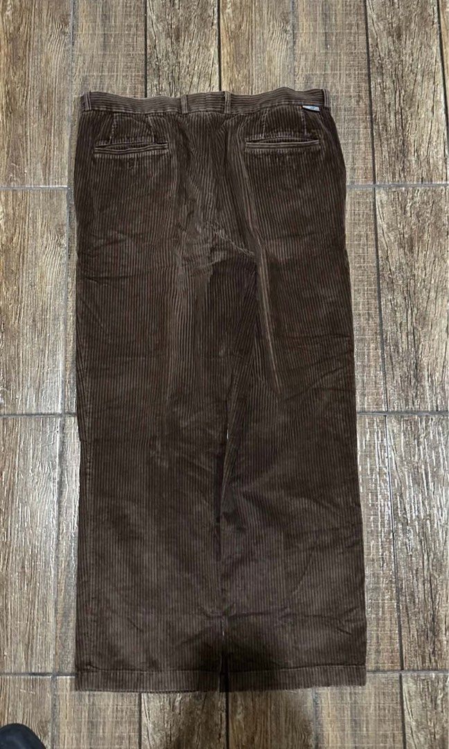 LACOSTE BROWN CURDOROY (Category: Jeans) located in Manila. Submitted by urban.vintage (Listing ID 1466748250, Image 3). Description: ISSUE: NONE (NEED WASH) MOP :GCASH (NO COD) SHIP VIA: LALAMOVE & J&T LOCATION: PASIG CITY LENGTH: 39 HEM : 9 WIDTH :36.