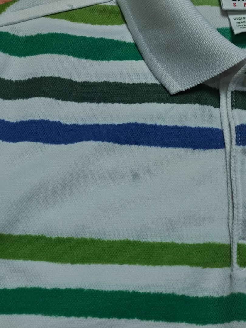 LACOSTE KIDS POLO STRIPED (Category: Babies & Kids Fashion) located in Imus. Submitted by eykc01 (Listing ID 1466683209, Image 2). Description: EUC-LIKE NEW 8-10YO FLAW-PLS SWIPE LEFT FOR REFERENCE.
