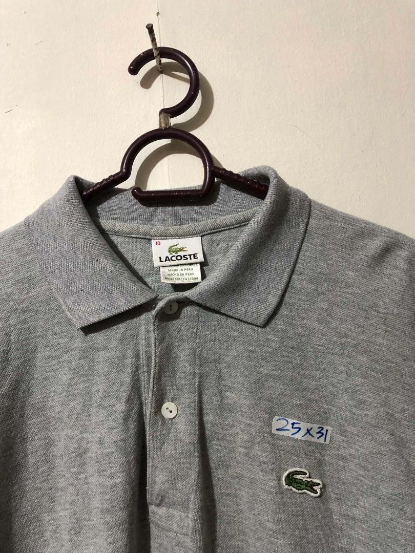 Lacoste Polo Shirt (Category: Tshirts & Polo Shirts ) located in Manila. Submitted by wildshark-33d3 (Listing ID 1466756495, Image 1). Description: Authentic Excellent condition No issue wash lang.
