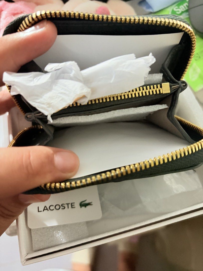 Lacoste Wallet (Category: Wallets & Card Holders) located in Caloocan City. Submitted by ajbp11 (Listing ID 1466574101, Image 2). Description: Brand new Guaranteed original or your money back Can do lalamove or meet up within Las Piñas Complete inclusions Slightly nego to sure buyers.