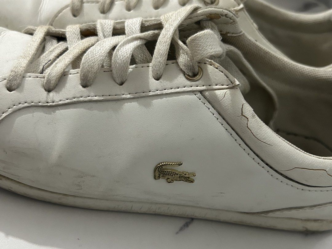 Lacoste White shoes (Category: Sneakers) located in Caloocan City. Submitted by ksshboutique (Listing ID 1466588164, Image 2). Description: .