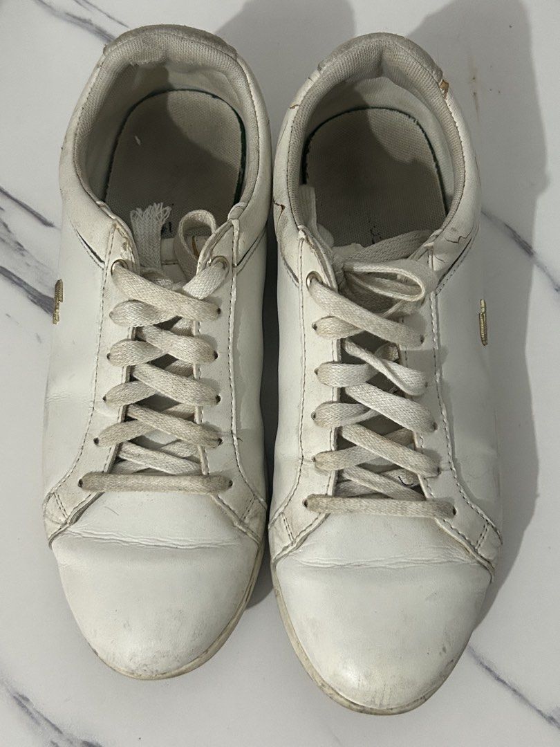 Lacoste White shoes (Category: Sneakers) located in Caloocan City. Submitted by ksshboutique (Listing ID 1466588164, Image 1). Description: .